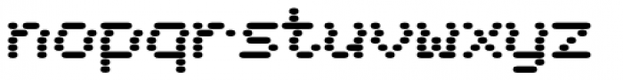 WL Dot Matrix Glitch Regular Font LOWERCASE