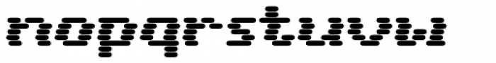 WL Dot Matrix Slipped Bold Font LOWERCASE