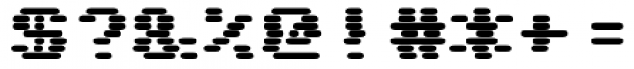 WL Dot Matrix Slipped Mono Bold Font OTHER CHARS