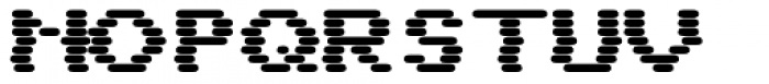WL Dot Matrix Slipped Mono Bold Font UPPERCASE