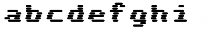 WL Dot Matrix Slipped Mono Bold Font LOWERCASE