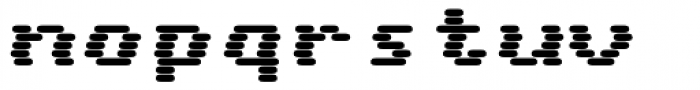 WL Dot Matrix Slipped Mono Bold Font LOWERCASE