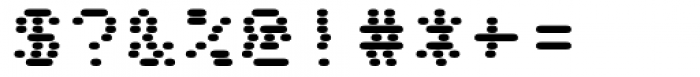 WL Dot Matrix Slipped Mono Font OTHER CHARS