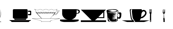 wmdinnerware1 Font LOWERCASE