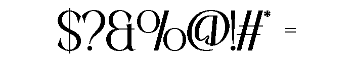 WOASTER-Regular Font OTHER CHARS
