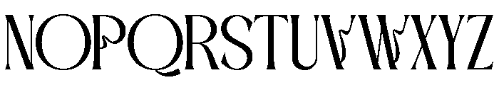 WOASTER-Regular Font UPPERCASE