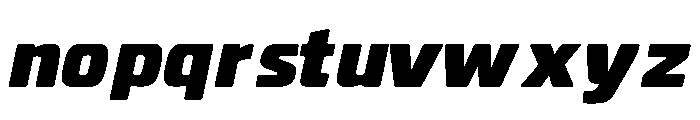 WOBBLE Italic Font LOWERCASE