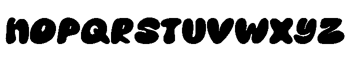 Wobbble Font UPPERCASE