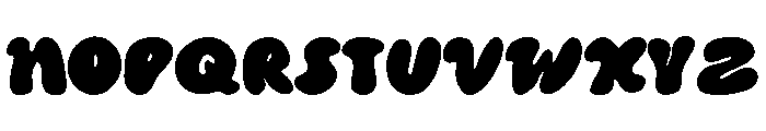Wobbble Font LOWERCASE