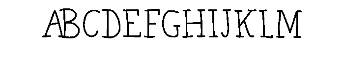 Wobbi Regular Font UPPERCASE