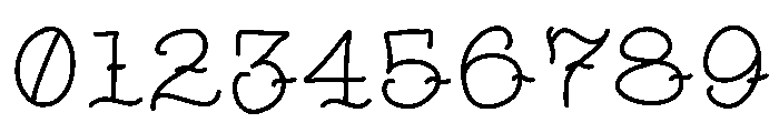 Wobble Ink Medium Font OTHER CHARS