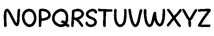 Wobble Kisses Font UPPERCASE