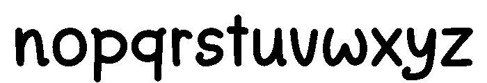 Wobble Kisses Font LOWERCASE