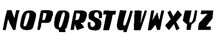 Wobble Kraft Font LOWERCASE
