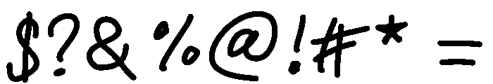 Wobbleton Medium Font OTHER CHARS