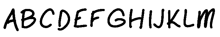 Wobbleton Medium Font UPPERCASE