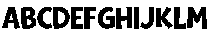 Wobblix Font UPPERCASE