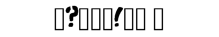 Wobbly Army Stencil By  Regular Font OTHER CHARS