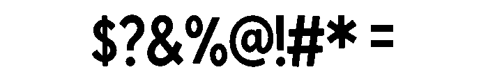 Wobbly Sans Font OTHER CHARS