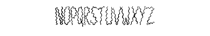 Wobbly Wire By Squeeb C Regular Font LOWERCASE