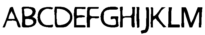 Woblen Regular Font UPPERCASE