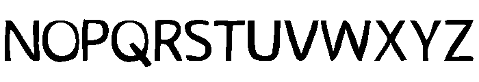 Woblen Regular Font UPPERCASE