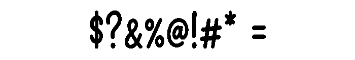 Wobli Regular Font OTHER CHARS