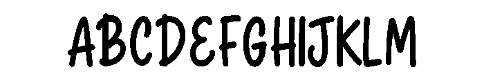 Wobli Regular Font UPPERCASE