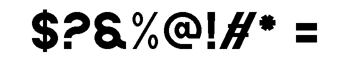 Wofalt Font OTHER CHARS