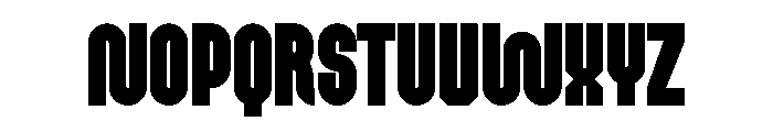 Wofhero Font UPPERCASE