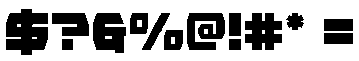 Woiyo Regular Font OTHER CHARS