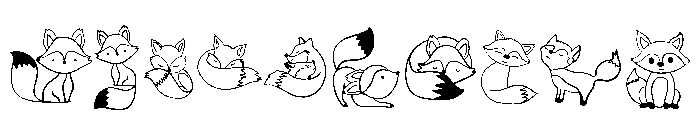 Wolf Doodle Font OTHER CHARS