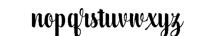 WolfBanePro Regular Font LOWERCASE