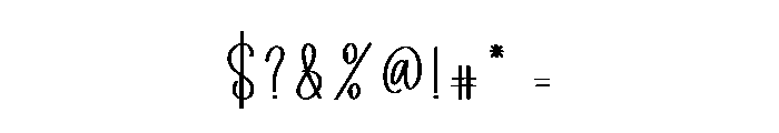 Wolfcut Font OTHER CHARS