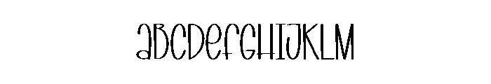 Wolfcut Font UPPERCASE
