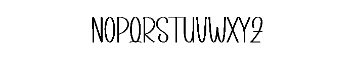 Wolfcut Font LOWERCASE
