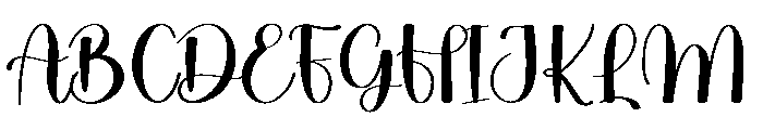 Woman Delightful Font UPPERCASE