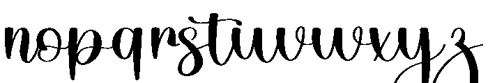 Woman Delightful Font LOWERCASE