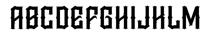 Woman Warrior Font UPPERCASE