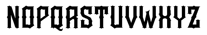 Woman Warrior Font UPPERCASE