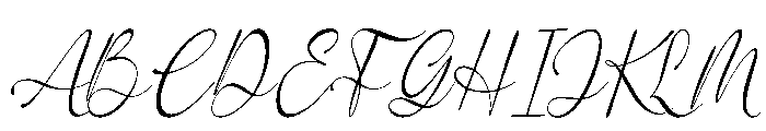 Woncherlly Font UPPERCASE