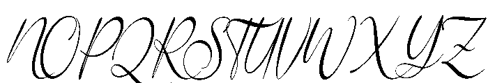 Woncherlly Font UPPERCASE