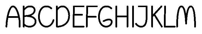 Wonder Banana Font UPPERCASE