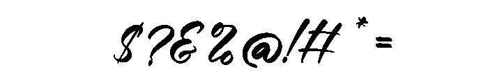 Wonder Chemis Regular Font OTHER CHARS