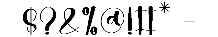 Wonder Delight Font OTHER CHARS