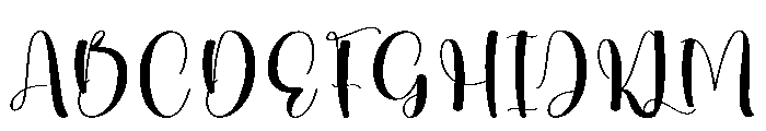 Wonder Delight Font UPPERCASE