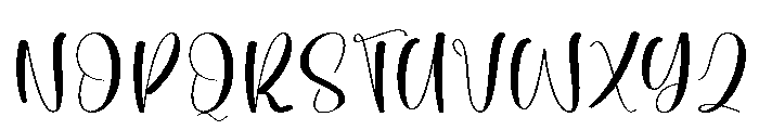 Wonder Delight Font UPPERCASE