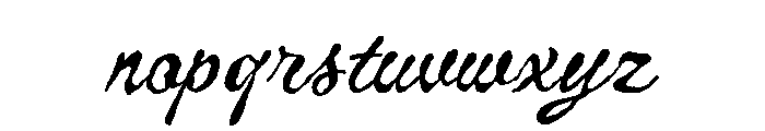 Wonder Finder Script Regular Font LOWERCASE