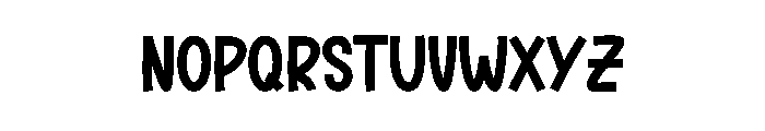 Wonder Halloween Font LOWERCASE