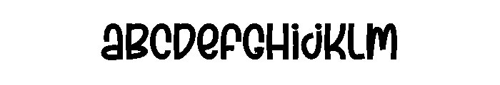 Wonder Mango Font UPPERCASE